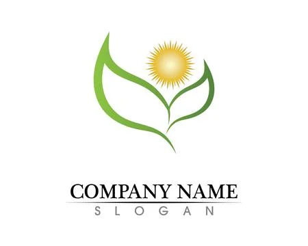 Tree leaf vector logo design, eco-friendly concept. Stock Illustration