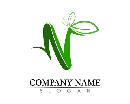 Tree leaf vector logo design, eco-friendly concept. Illustrazione stock
