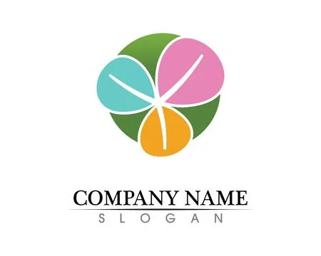 Tree leaf vector logo design, eco-friendly concept. Illustrazione stock