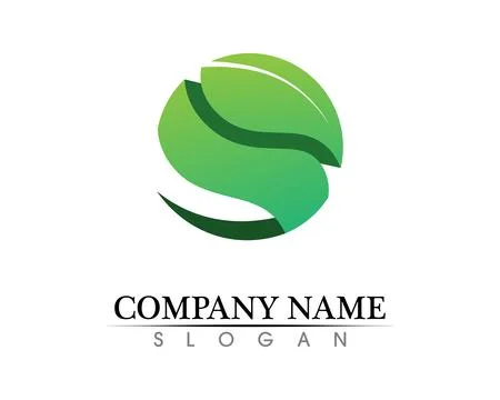 Tree leaf vector logo design, eco-friendly concept. Stock Illustration