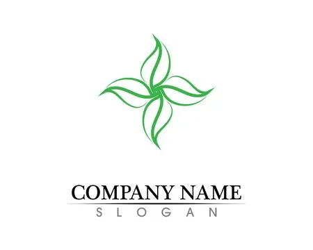 Tree leaf vector logo design, eco-friendly concept. 스톡 일러스트