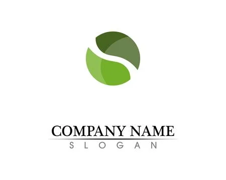 Tree leaf vector logo design, eco-friendly concept. Stock Illustration