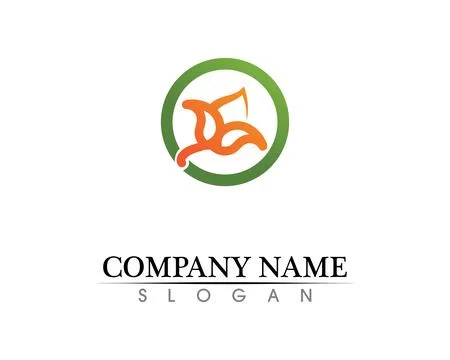 Tree leaf vector logo design, eco-friendly concept. Illustrazione stock