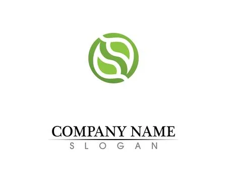 Tree leaf vector logo design, eco-friendly concept. Stock Illustration