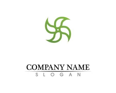 Tree leaf vector logo design, eco-friendly concept. Stock Illustration