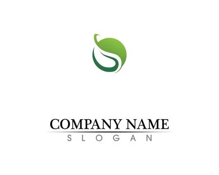 Tree leaf vector logo design, eco-friendly concept. Stock Illustration