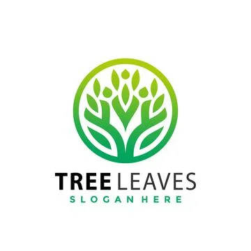 Tree of Life Emblem logo Design vector illustration 스톡 일러스트