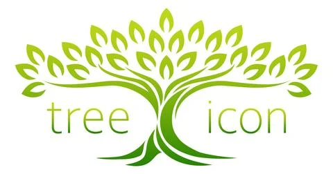 Tree Life Knowledge Roots Abstract Concept Icon Stock Illustration