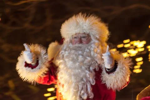 Tree-Lighting Parade Stock Photos