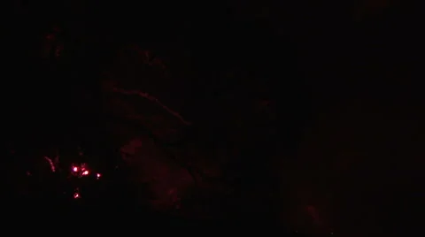 Tree is lit up by Fireworks Video stock 40783124