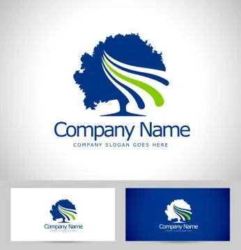 Tree Logo Design Stock-Illustration