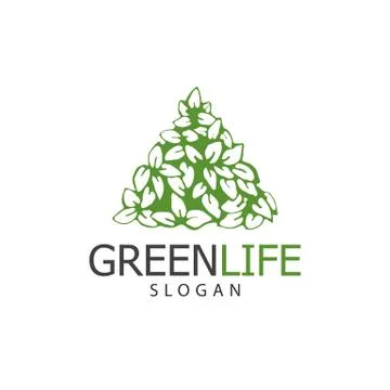 Tree logo design Stock Illustration