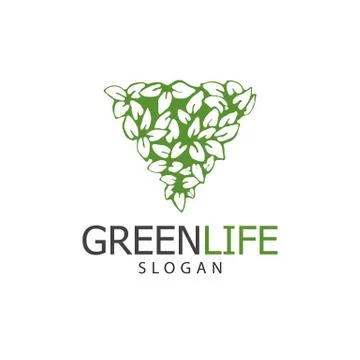 Tree logo design Stock Illustration