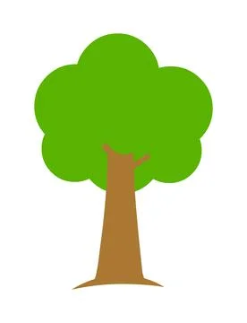 Tree logo icon Stock Illustration