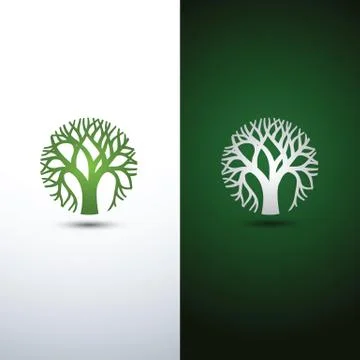 Tree logo Illustrazione stock
