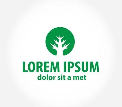 Tree logo template Stock Illustration