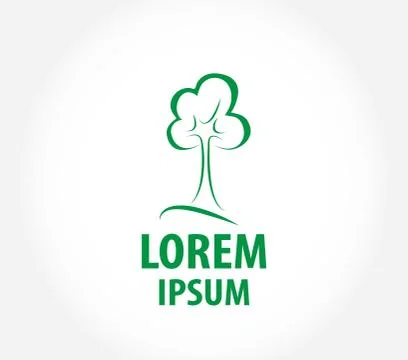 Tree logo template Stock Illustration