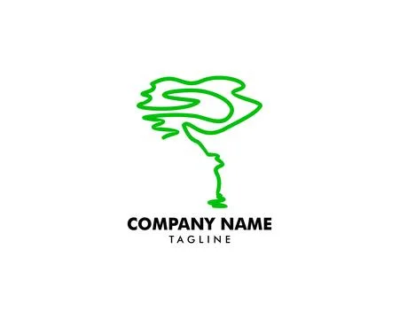 Tree logo template vector icon illustration Stock Illustration