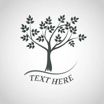 Tree logo vector Stock Illustration