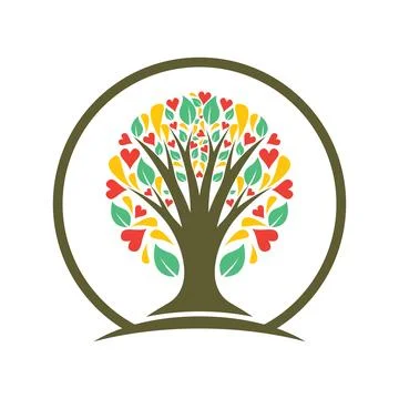 Tree logo vector logo design Stock Illustration