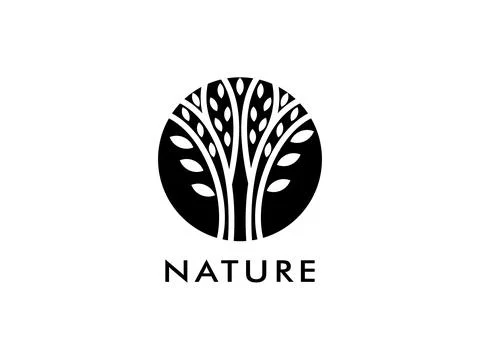 Tree Logo Vector, Tree of life logo design template isolated on white background Stock Illustration