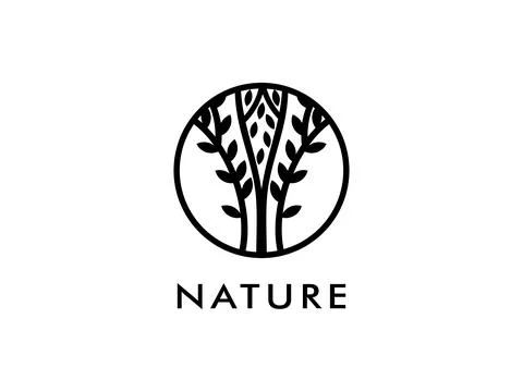 Tree Logo Vector, Tree of life logo design template isolated on white background Stock Illustration