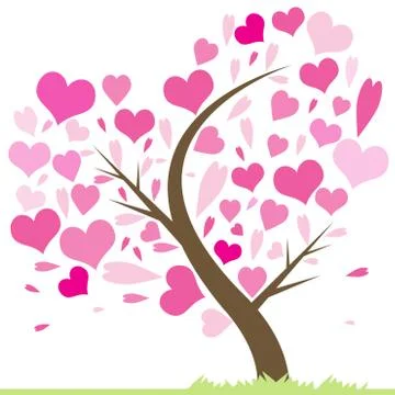 Tree of Love Stock Illustration