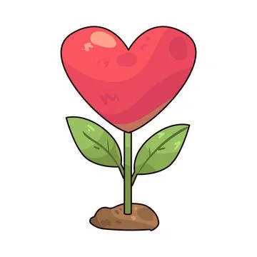 Tree of love illustration Stock Illustration