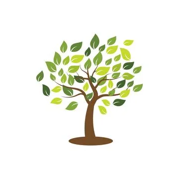 Tree nature illustration Stock Illustration