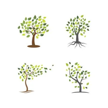 Tree nature illustration Stock Illustration