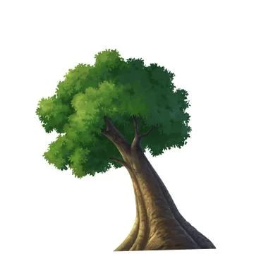 Tree paint Stock Illustration