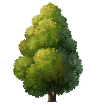 Tree paint Stock Illustration