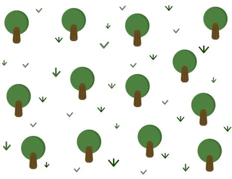 Tree pattern Stock Illustration