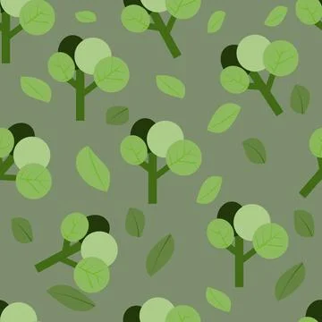 Tree pattern Stock Illustration