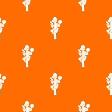 Tree pattern seamless Stock Illustration