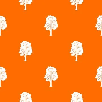Tree pattern seamless 스톡 일러스트