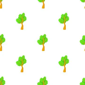 Tree pattern seamless vector イラスト素材