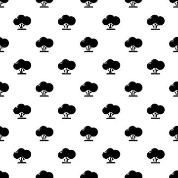 Tree pattern vector seamless Stock Illustration