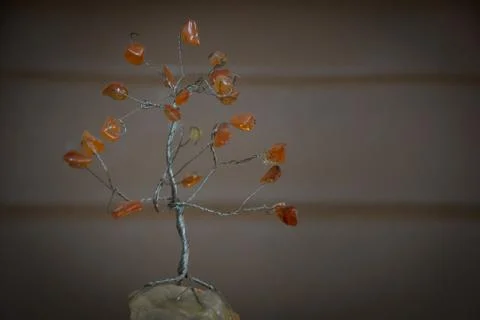 Tree with pearls Stock Photos
