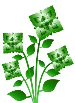 Tree ,plant, flower,icon 스톡 일러스트