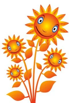 Tree ,plant, flower,icon Stock Illustration