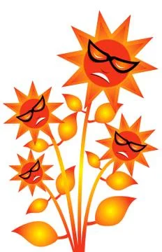 Tree ,plant, flower,icon Stock Illustration