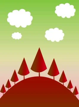 Tree ,plant, flower,icon Stock Illustration