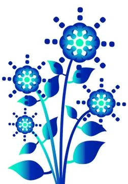 Tree ,plant, flower,icon Stock Illustration