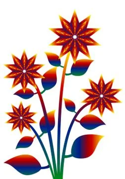 Tree ,plant, flower,icon 스톡 일러스트