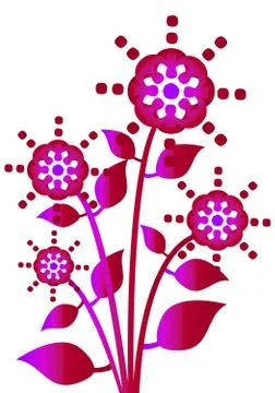 Tree ,plant, flower,icon 스톡 일러스트