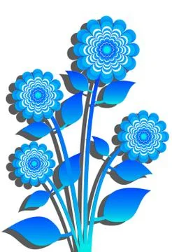 Tree ,plant, flower,icon Stock Illustration