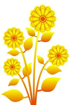 Tree ,plant, flower,icon Illustrazione stock