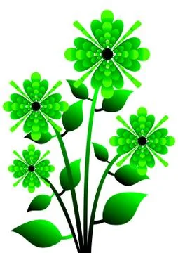 Tree ,plant, flower,icon Stock Illustration