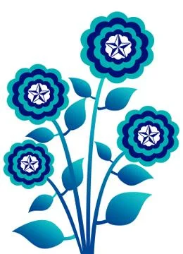 Tree ,plant, flower,icon Illustrazione stock